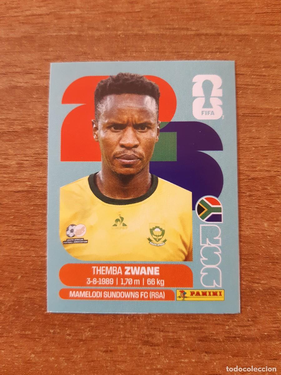 Football Stickers: THEMBA ZWANE SUD&Aacute;FRICA UPDATE SET ACTUALIZACI&Oacute;N MUNDIAL 2026 PANINI STICKERS. NUEVO