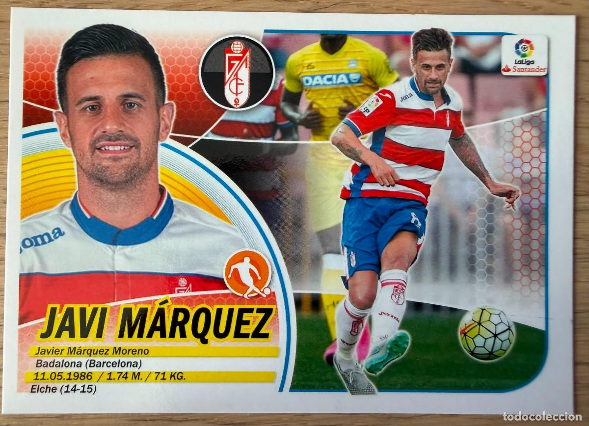 Football Stickers: 11 JAVI MARQUEZ GRANADA 16 17 2016 2017 LIGA SANTANDER COLECCIONES ESTE SIN PEGAR STICKER