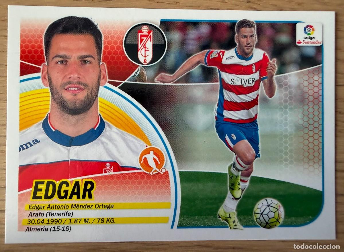 Football Stickers: 13A 13 A EDGAR GRANADA 16 17 2016 2017 LIGA SANTANDER COLECCIONES ESTE SIN PEGAR STICKER