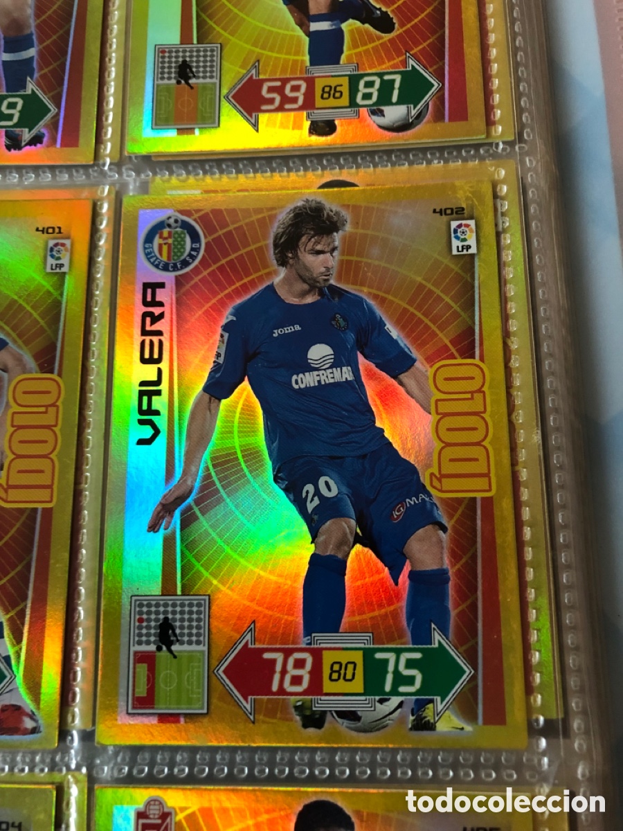 Fu&szlig;ball-Sticker: Adrenalyn 2012 2013 &iacute;dolo Valera 402 Getafe