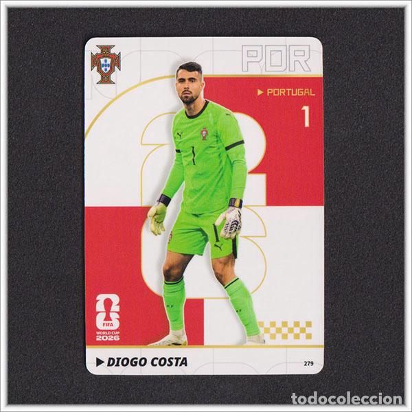 Cromos de Futebol: FIFA WORLD CUP 2026 PANINI KAYOU DIOGO COSTA 279 POR PORTUGAL MUNDIAL ALBUM COLECCI&Oacute;N - ULTRA BOX