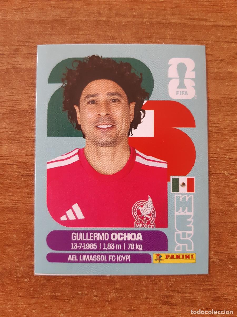 Cromos de f&uacute;tbol: GUILLERMO OCHOA M&Eacute;XICO UPDATE SET ACTUALIZACI&Oacute;N MUNDIAL 2026 PANINI STICKERS. NUEVO