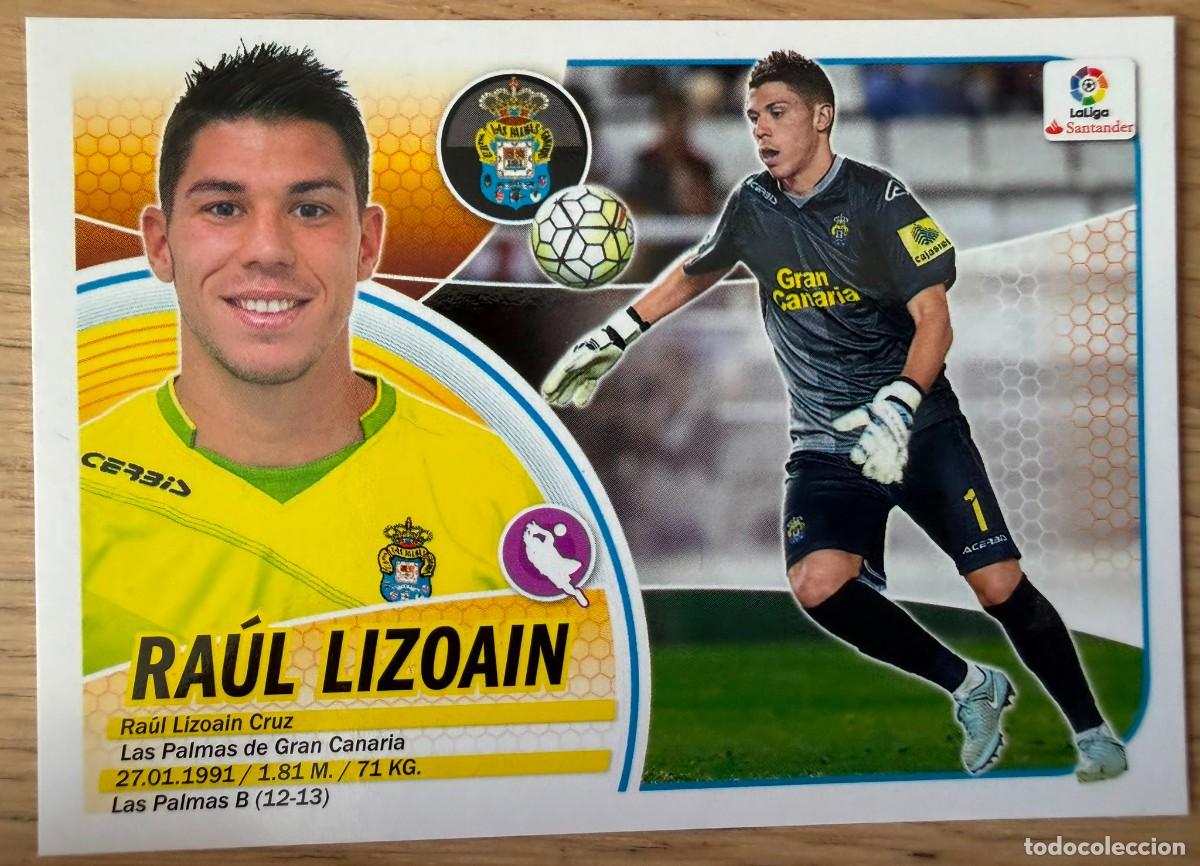 Cromos de f&uacute;tbol: 2 RAUL LIZOAIN LAS PALMAS 16 17 2016 2017 LIGA SANTANDER COLECCIONES ESTE SIN PEGAR STICKER