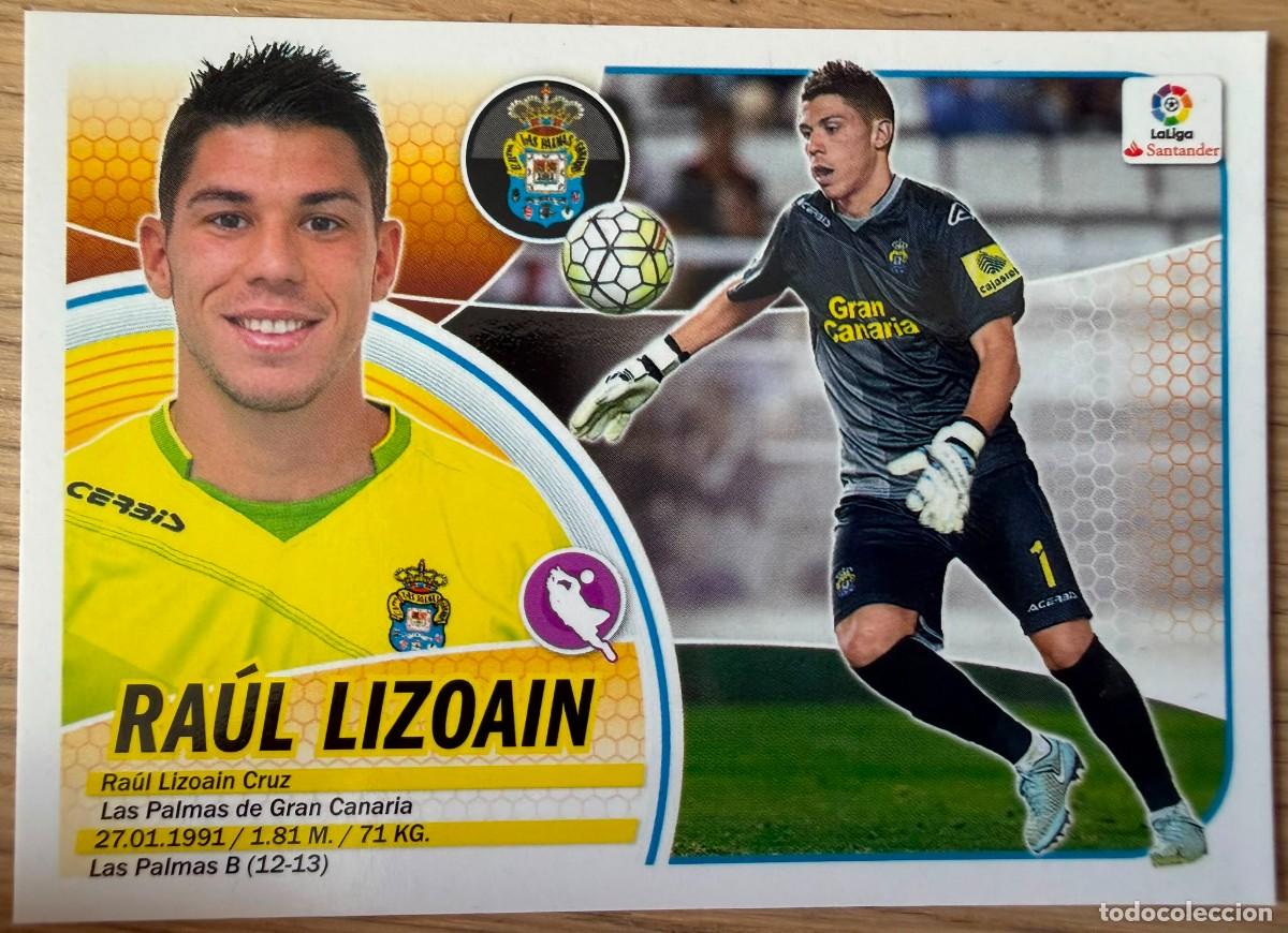 Cromos de f&uacute;tbol: 2 RAUL LIZOAIN LAS PALMAS 16 17 2016 2017 LIGA SANTANDER COLECCIONES ESTE SIN PEGAR STICKER