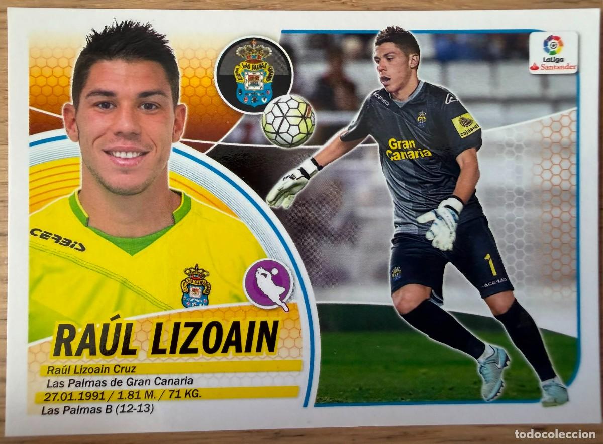 Cromos de f&uacute;tbol: 2 RAUL LIZOAIN LAS PALMAS 16 17 2016 2017 LIGA SANTANDER COLECCIONES ESTE SIN PEGAR STICKER