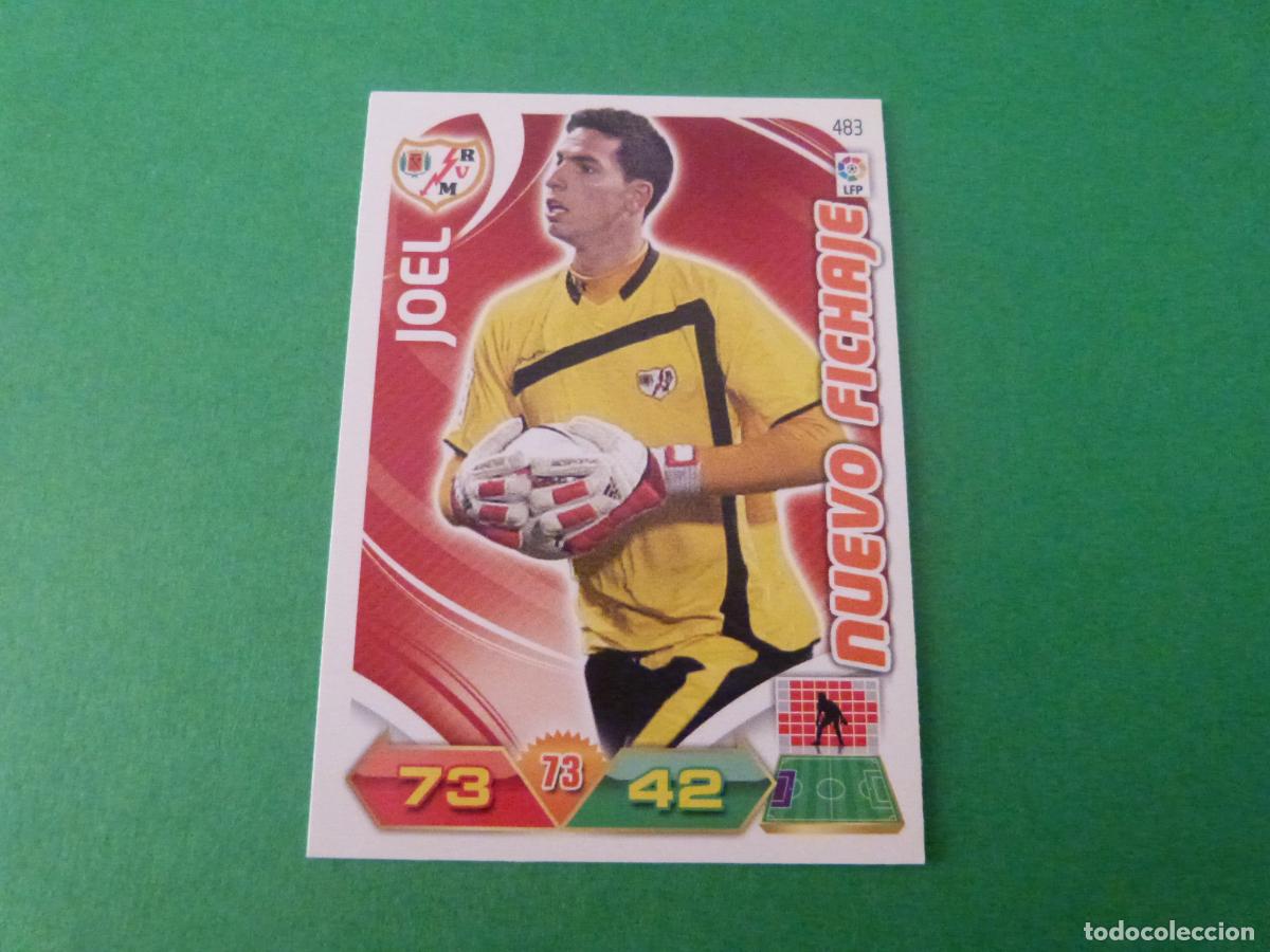 Cromos de f&uacute;tbol: TRADING CARD FUTBOL JOEL RAYO VALLECANO N&ordm; 483 LIGA ADRENALYN XL 2011-2012/11-12 PANINI