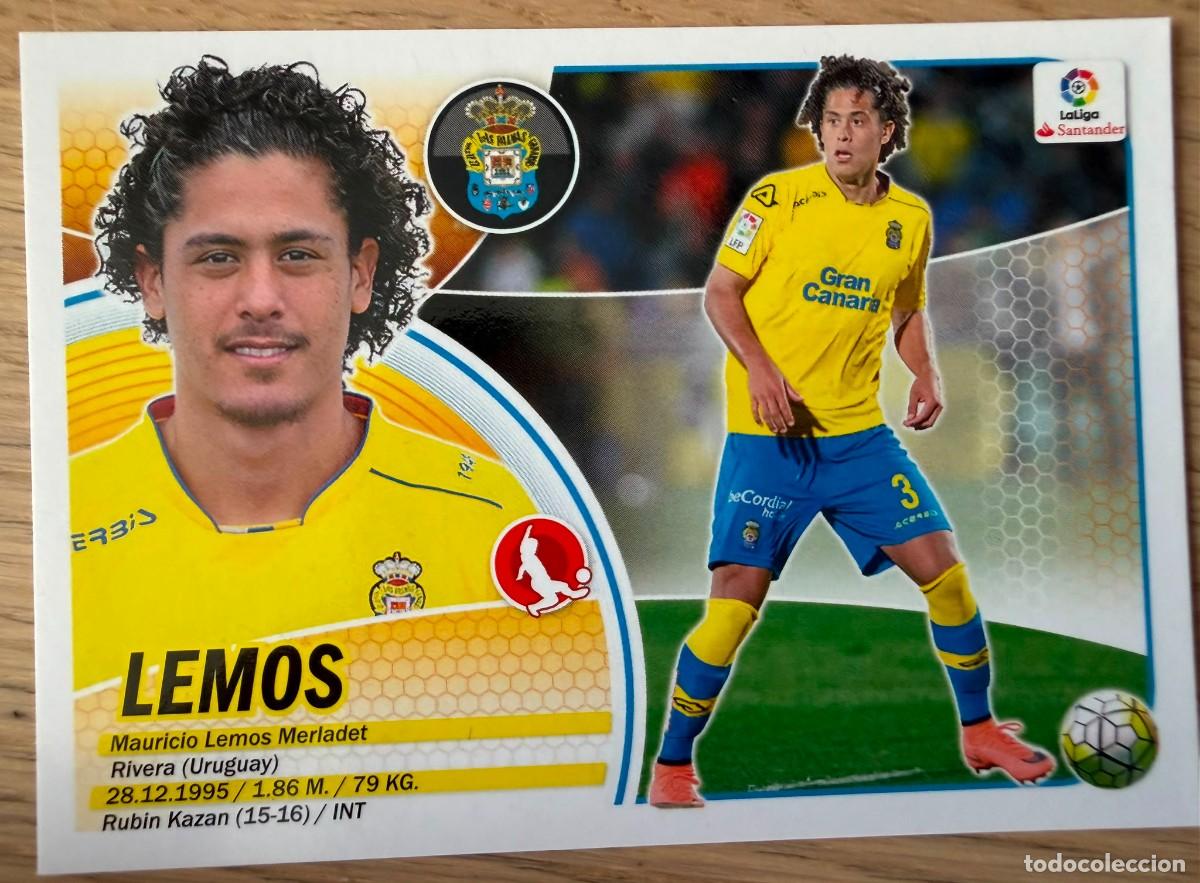 Cromos de f&uacute;tbol: 4A 4 A LEMOS LAS PALMAS 16 17 2016 2017 LIGA SANTANDER COLECCIONES ESTE SIN PEGAR STICKER