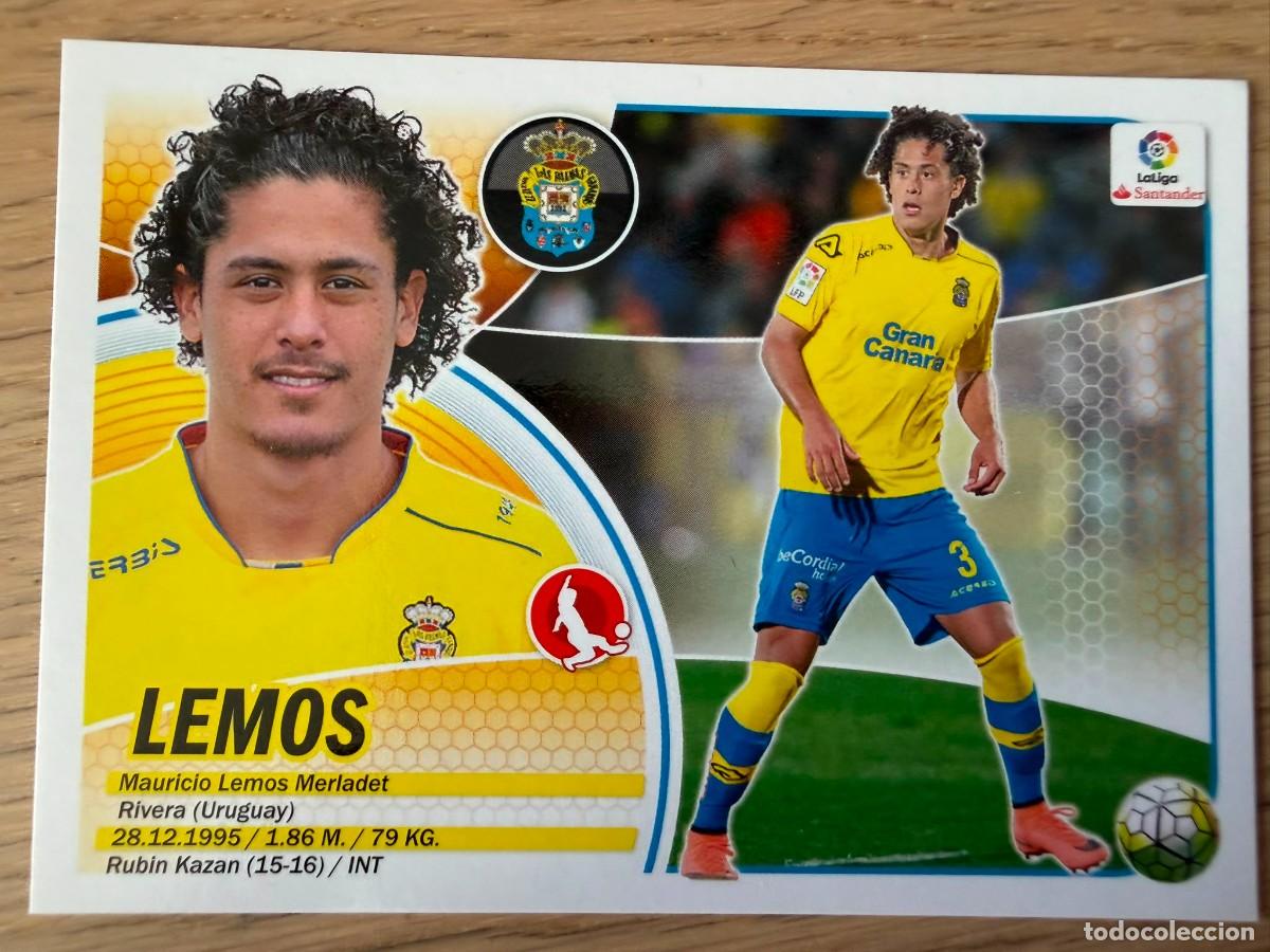 Cromos de f&uacute;tbol: 4A 4 A LEMOS LAS PALMAS 16 17 2016 2017 LIGA SANTANDER COLECCIONES ESTE SIN PEGAR STICKER