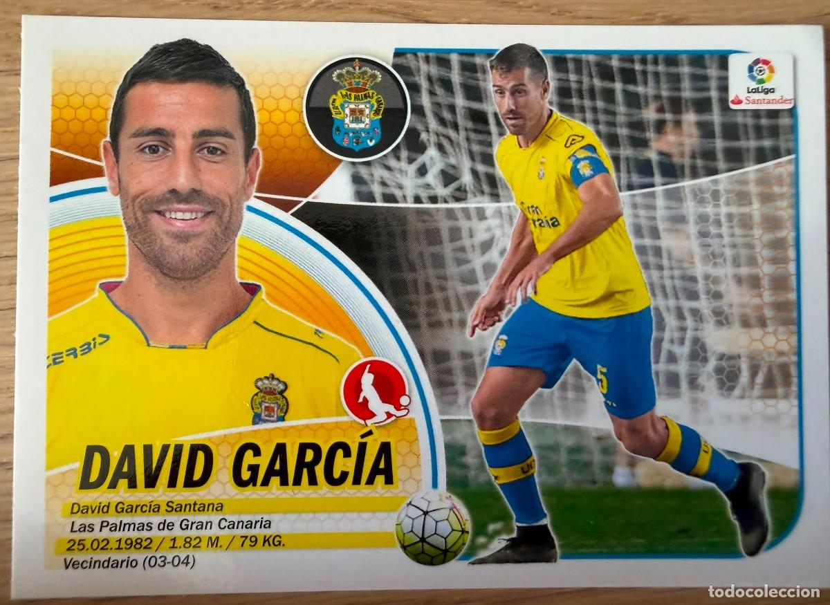 Cromos de Futebol: 4B 4 B DAVID GARCIA LAS PALMAS 16 17 2016 2017 LIGA SANTANDER COLECCIONES ESTE SIN PEGAR STICKER