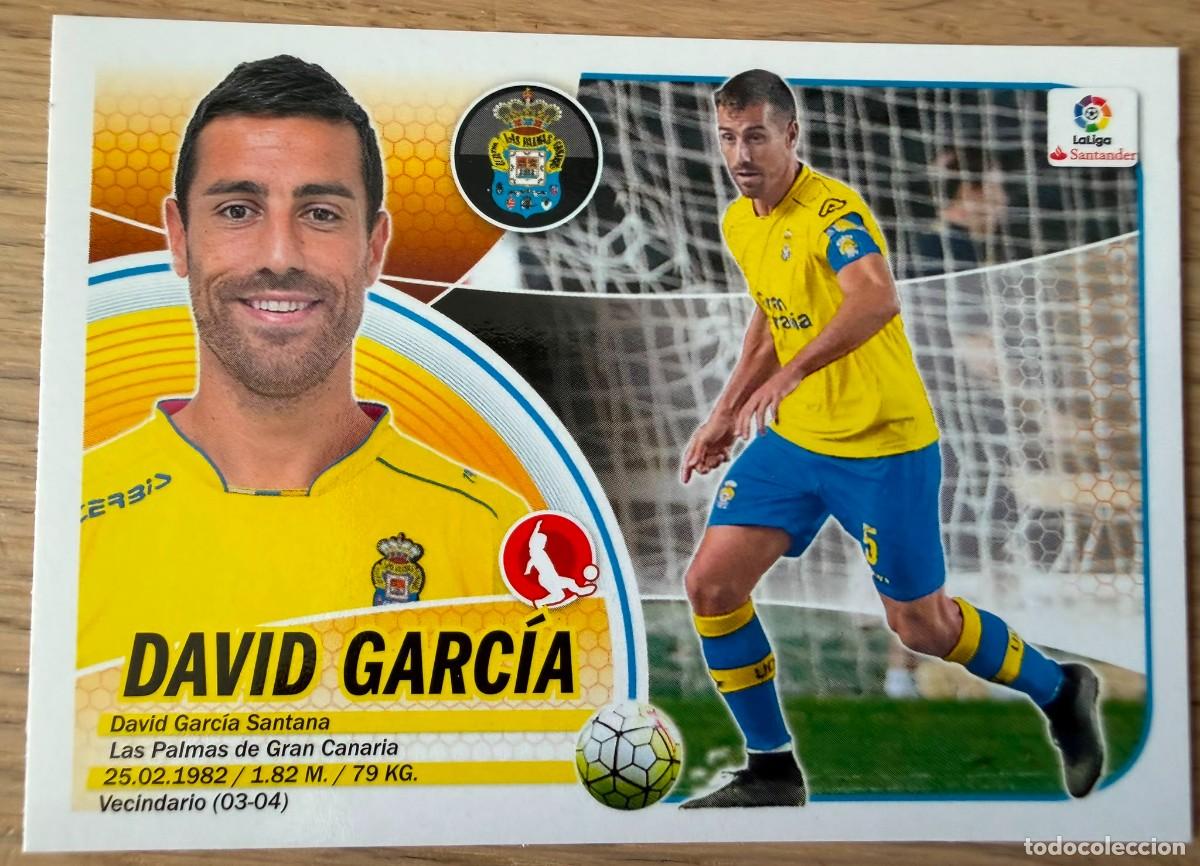 Cromos de Futebol: 4B 4 B DAVID GARCIA LAS PALMAS 16 17 2016 2017 LIGA SANTANDER COLECCIONES ESTE SIN PEGAR STICKER