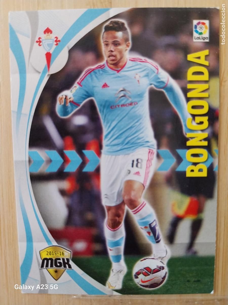 Cromos de Futebol: BONGONDA CELTA VIGO MGK PANINI 2015 15 16 CROMO 126 CARD ORIGINAL MEGACRACKS
