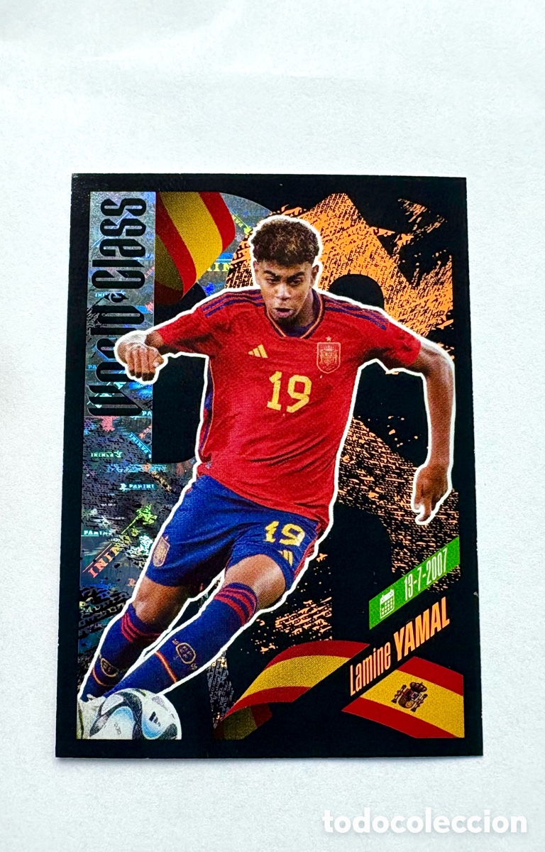 Cromos de f&uacute;tbol: Lamine Yamal world of class 383 Rookie Espa&ntilde;a