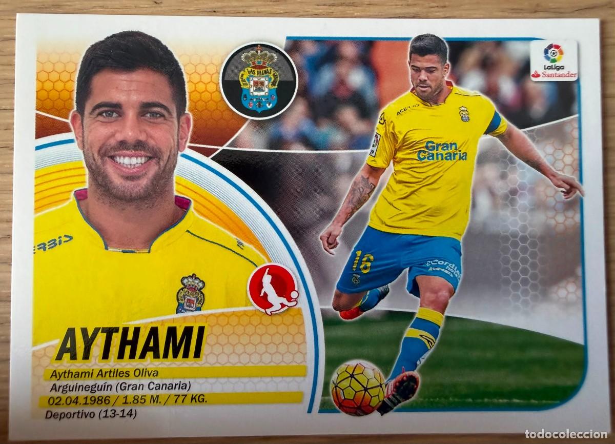 Cromos de f&uacute;tbol: 5 AYTHAMI LAS PALMAS 16 17 2016 2017 LIGA SANTANDER COLECCIONES ESTE SIN PEGAR STICKER