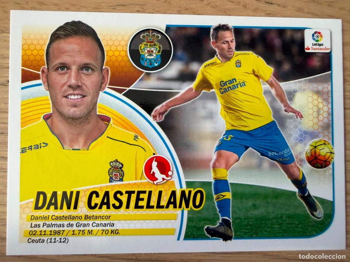 Cromos de f&uacute;tbol: 7 DANI CASTELLANO LAS PALMAS 16 17 2016 2017 LIGA SANTANDER COLECCIONES ESTE SIN PEGAR STICKER