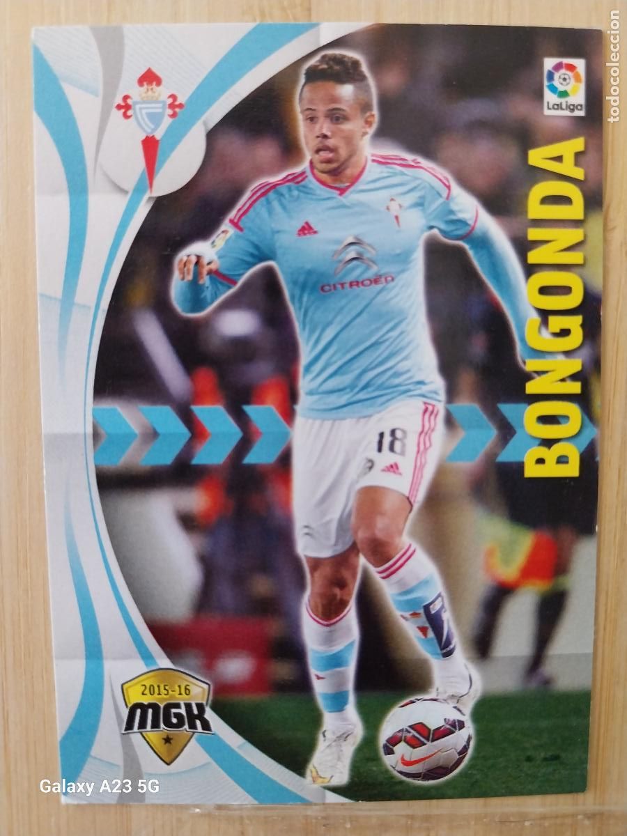 Cromos de f&uacute;tbol: BONGONDA CELTA VIGO MGK PANINI 2015 15 16 CROMO 126 CARD ORIGINAL MEGACRACKS *