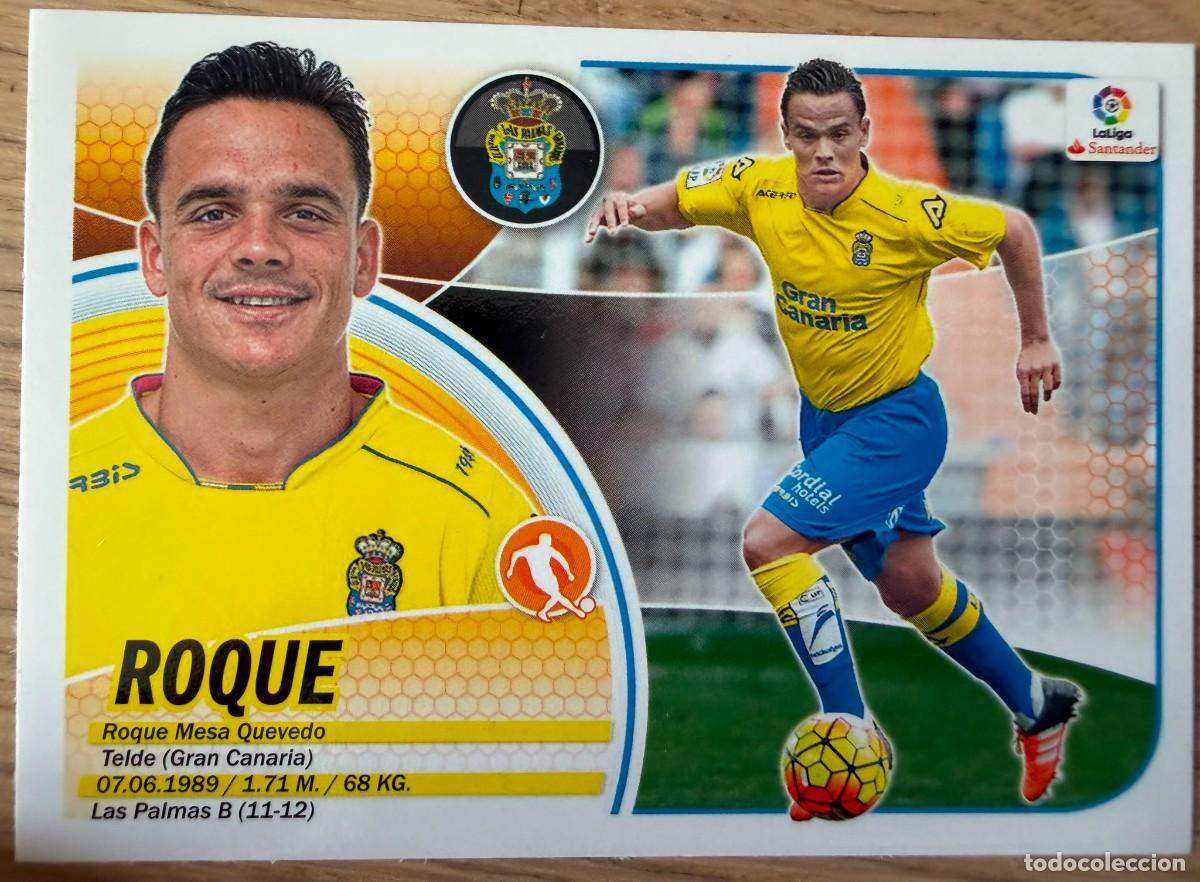 Cromos de f&uacute;tbol: 8A 8 A ROQUE LAS PALMAS 16 17 2016 2017 LIGA SANTANDER COLECCIONES ESTE SIN PEGAR STICKER