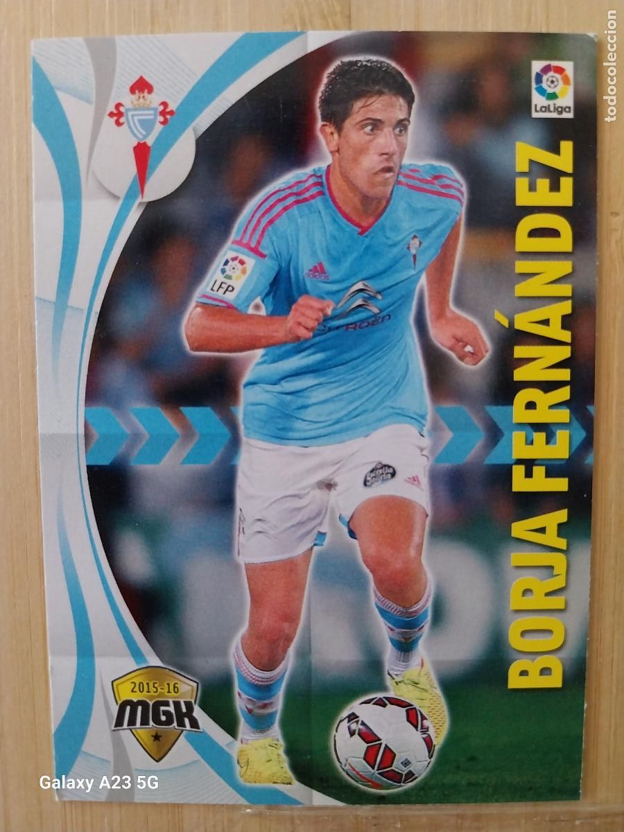 Cromos de f&uacute;tbol: BORJA FERNANDEZ CELTA VIGO MGK PANINI 2015 15 16 CROMO 124 CARD ORIGINAL MEGACRACKS *