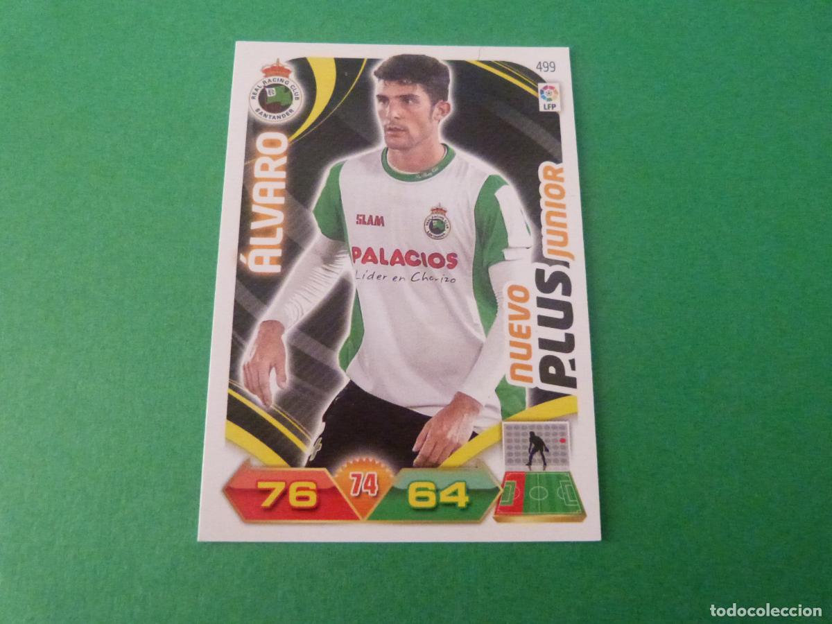 Cromos de f&uacute;tbol: TRADING CARD FUTBOL ALVARO RACING DE SANTANDER N&ordm; 499 LIGA ADRENALYN XL 2011-2012/11-12 PANINI