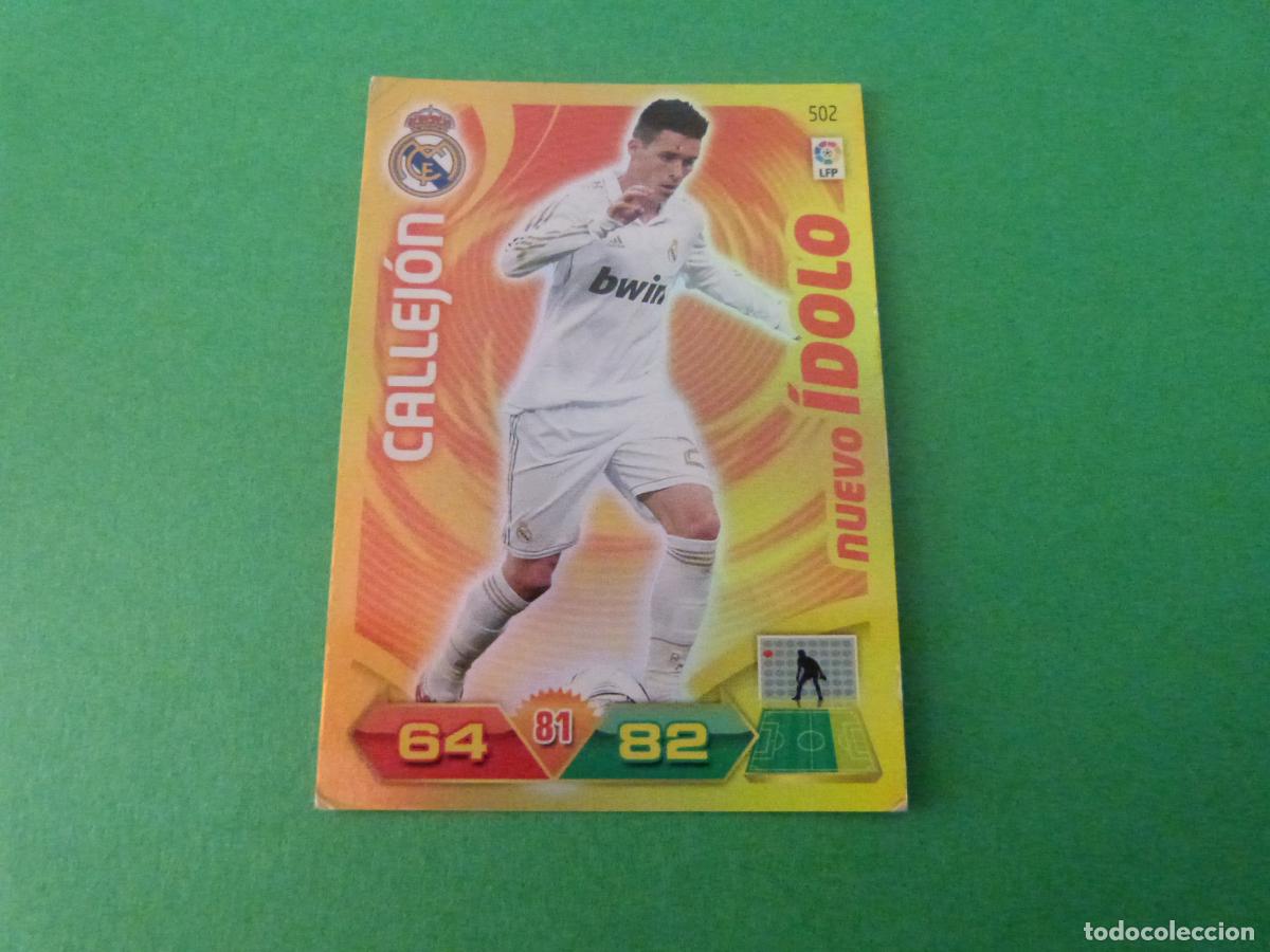 Cromos de f&uacute;tbol: TRADING CARD FUTBOL CALLEJON REAL MADRID C.F. N&ordm; 502 LIGA ADRENALYN XL 2011-2012/11-12 PANINI