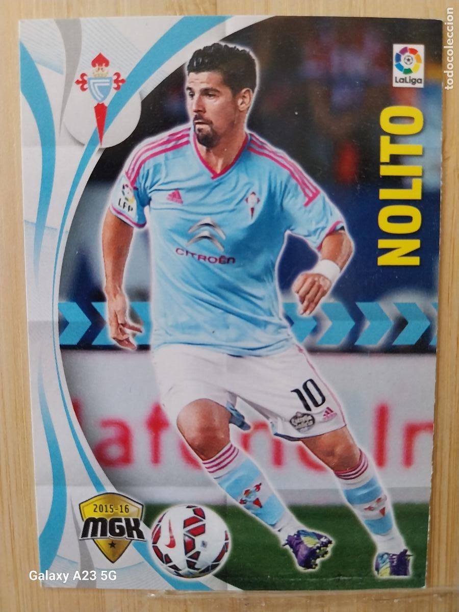 Cromos de f&uacute;tbol: NOLITO CELTA VIGO MGK PANINI 2015 15 16 CROMO 129 CARD ORIGINAL MEGACRACKS *