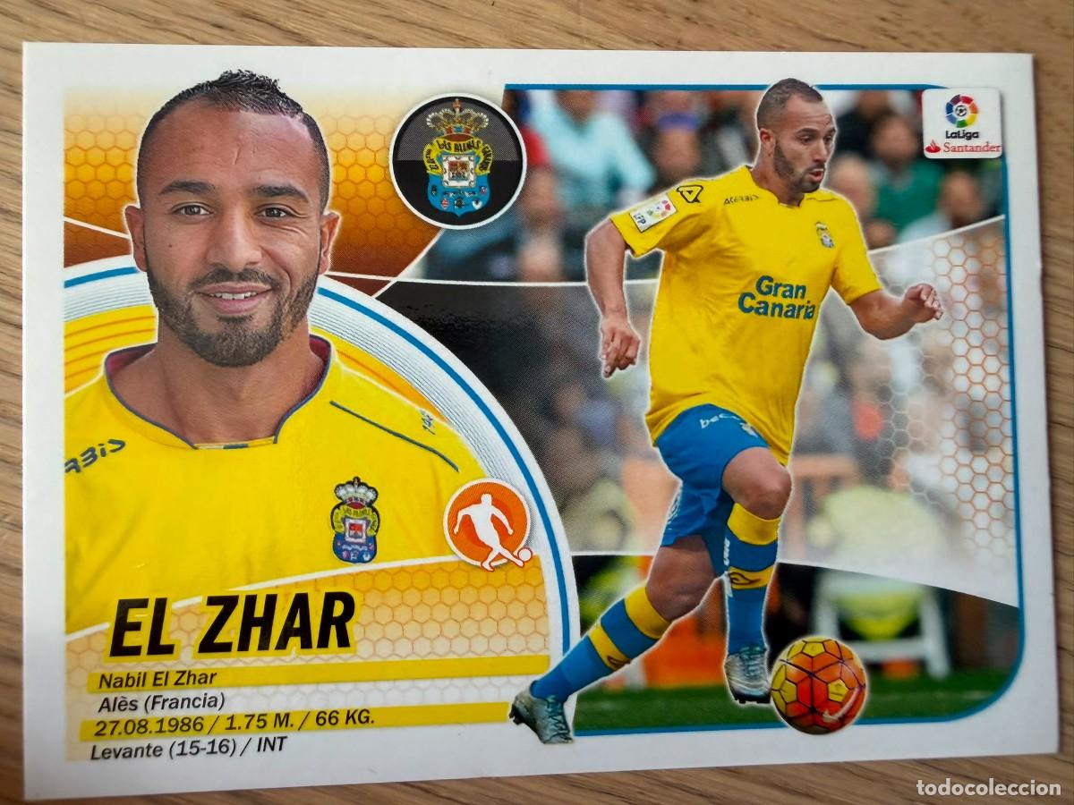 Cromos de f&uacute;tbol: 12 EL ZHAR LAS PALMAS 16 17 2016 2017 LIGA SANTANDER COLECCIONES ESTE SIN PEGAR STICKER