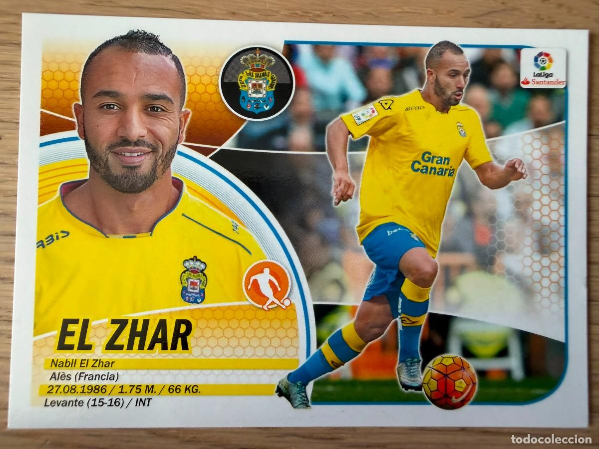 Cromos de f&uacute;tbol: 12 EL ZHAR LAS PALMAS 16 17 2016 2017 LIGA SANTANDER COLECCIONES ESTE SIN PEGAR STICKER