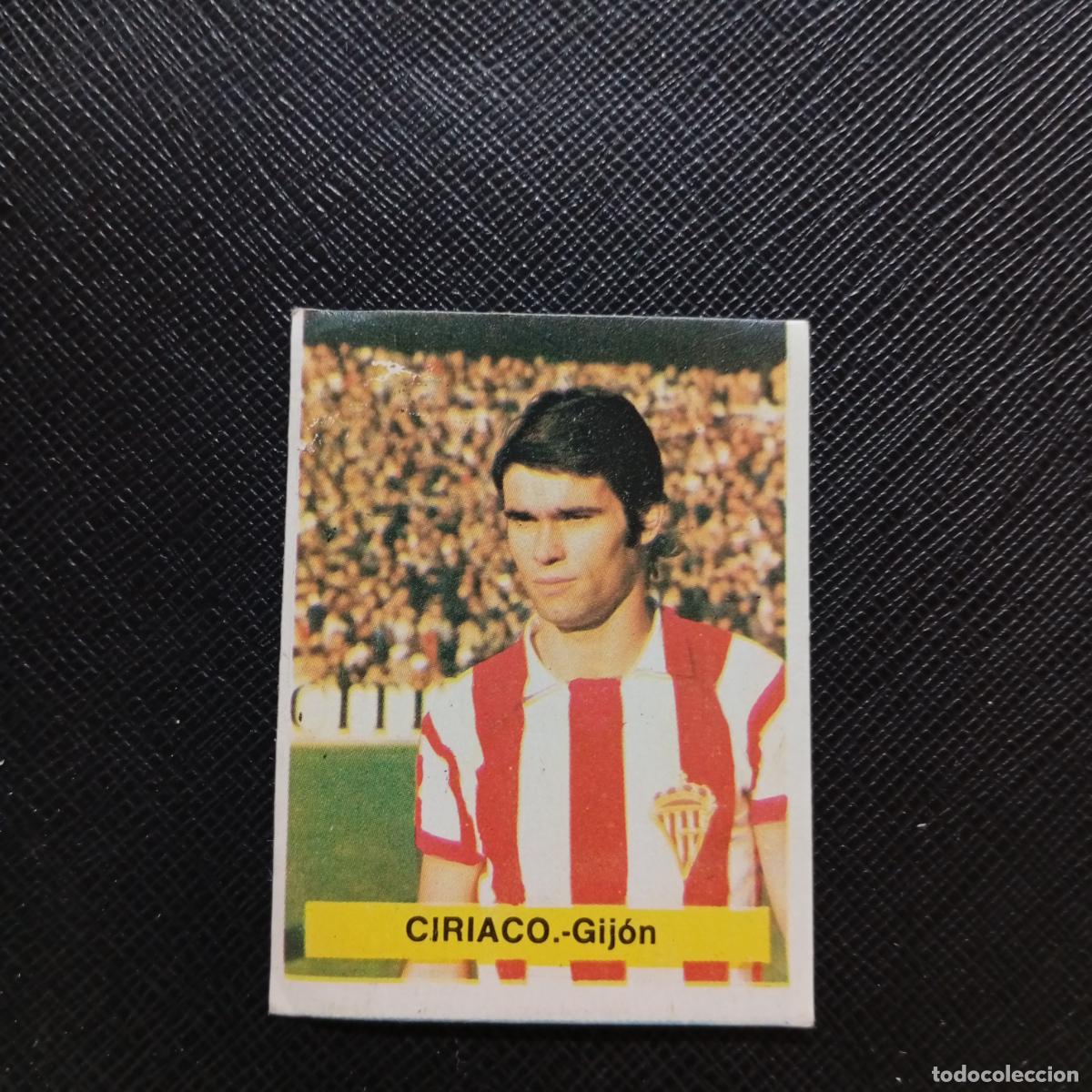 Cromos de f&uacute;tbol: CIRIACO SPORTING GIJON FINI 1975 1976 CROMO FUTBOL LIGA 75 76 - DESPEGADO - A124 PG163