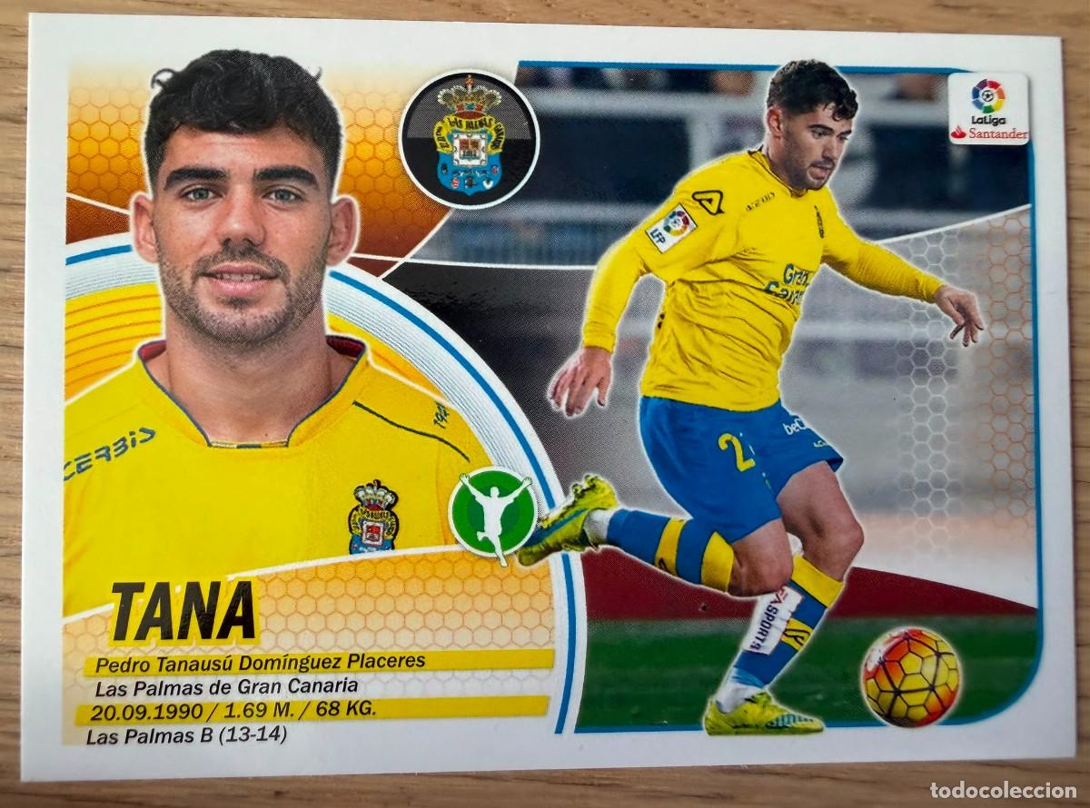 Cromos de f&uacute;tbol: 14 TANA LAS PALMAS 16 17 2016 2017 LIGA SANTANDER COLECCIONES ESTE SIN PEGAR STICKER