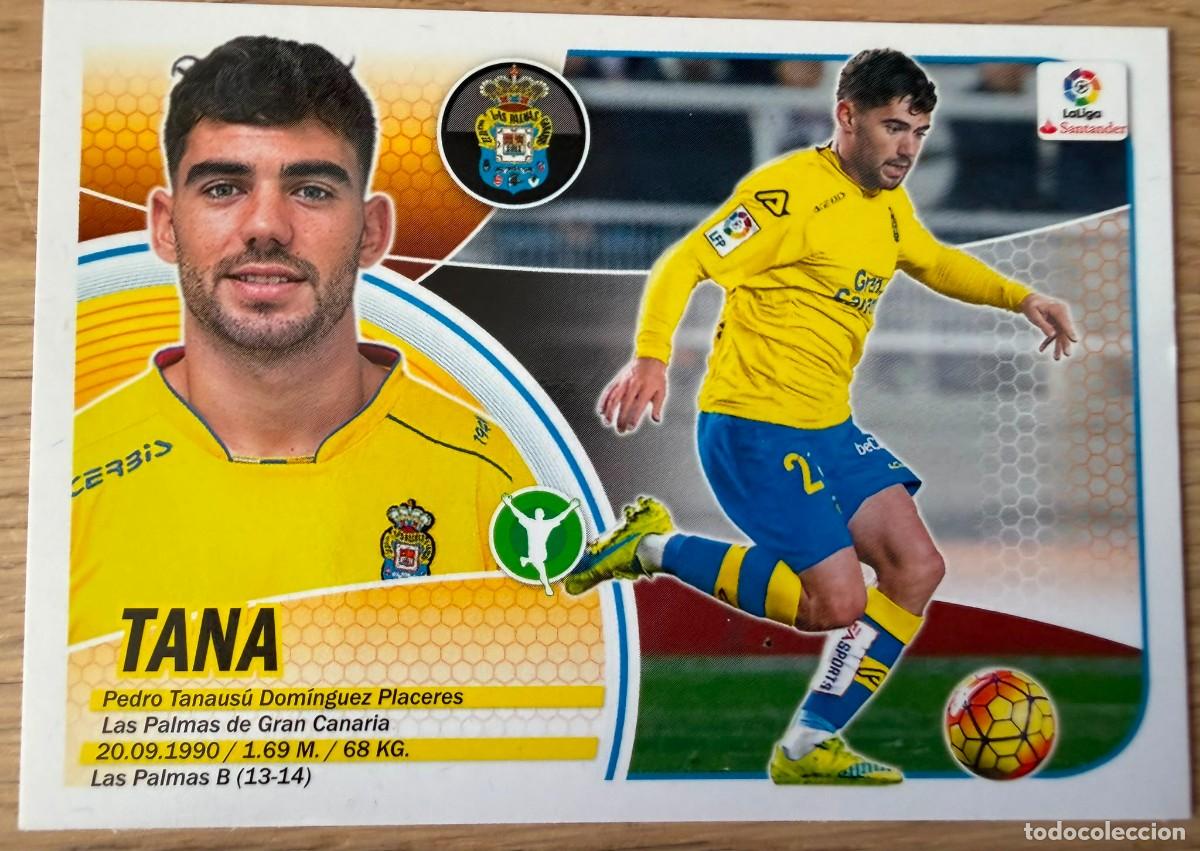 Cromos de f&uacute;tbol: 14 TANA LAS PALMAS 16 17 2016 2017 LIGA SANTANDER COLECCIONES ESTE SIN PEGAR STICKER