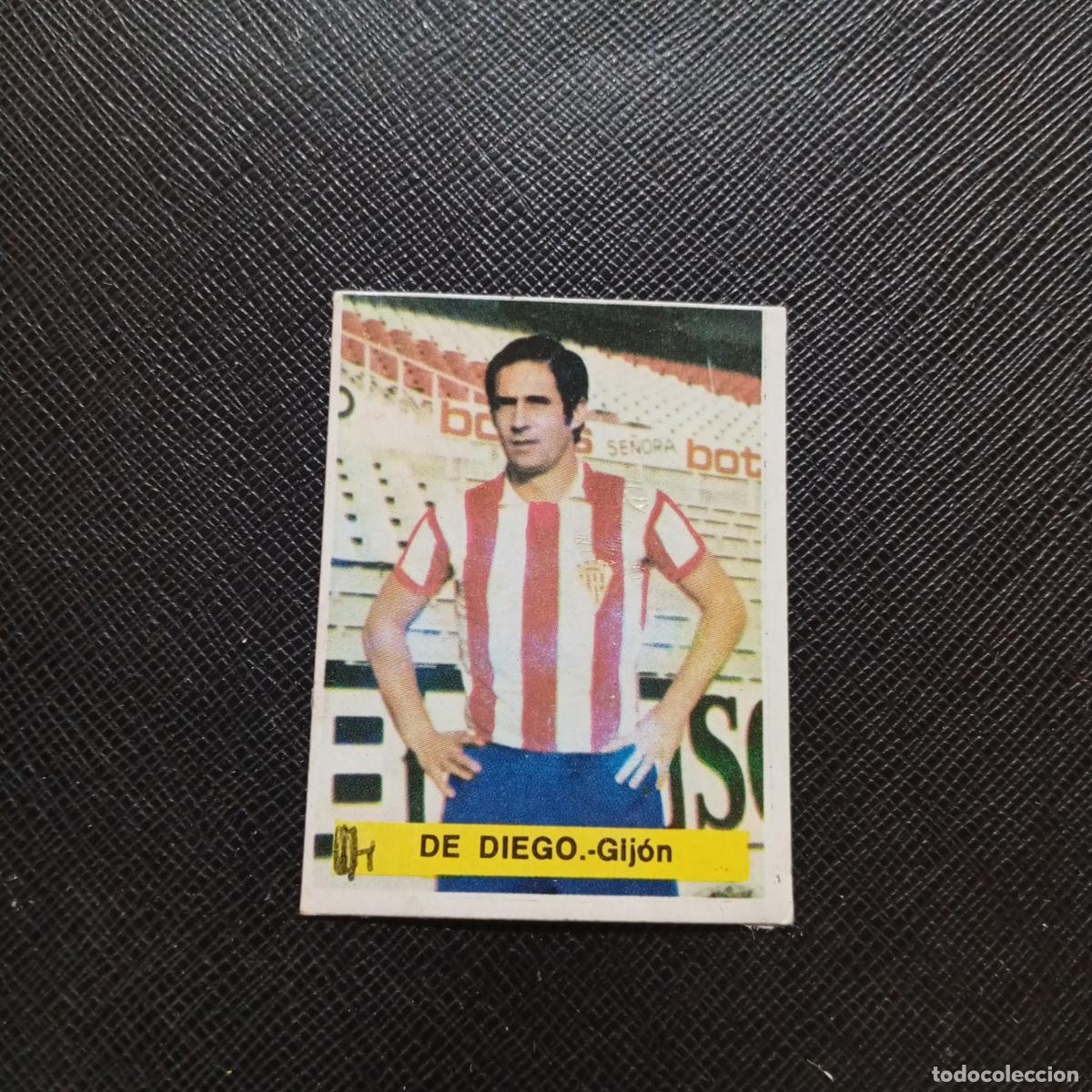 Cromos de f&uacute;tbol: DE DIEGO SPORTING GIJON FINI 1975 1976 CROMO FUTBOL LIGA 75 76 - DESPEGADO - A124 PG163