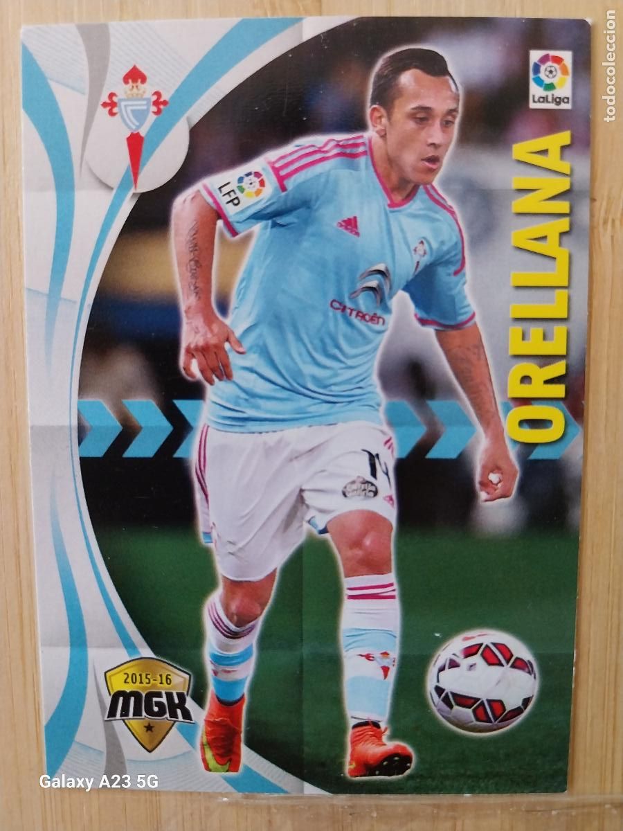 Cromos de f&uacute;tbol: ORELLANA CELTA VIGO MGK PANINI 2015 15 16 CROMO 125 CARD ORIGINAL MEGACRACKS *