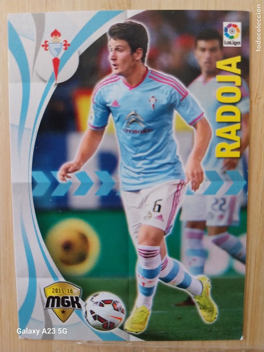 Cromos de f&uacute;tbol: RADOJA CELTA VIGO MGK PANINI 2015 15 16 CROMO 119 CARD ORIGINAL MEGACRACKS *