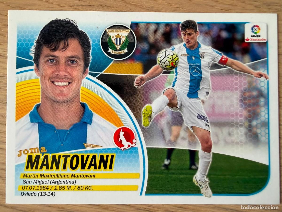 Cromos de f&uacute;tbol: 5 MANTOVANI LEGANES 16 17 2016 2017 LIGA SANTANDER COLECCIONES ESTE SIN PEGAR STICKER
