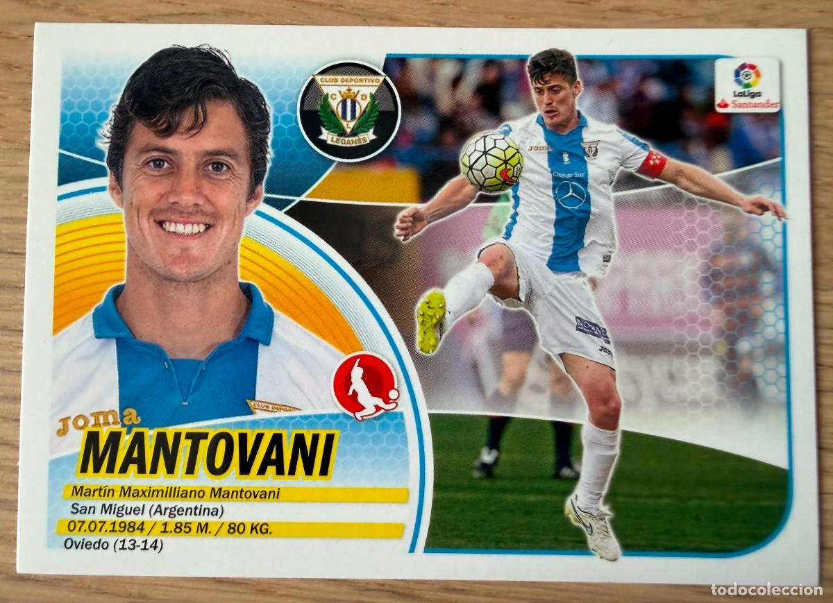 Cromos de f&uacute;tbol: 5 MANTOVANI LEGANES 16 17 2016 2017 LIGA SANTANDER COLECCIONES ESTE SIN PEGAR STICKER