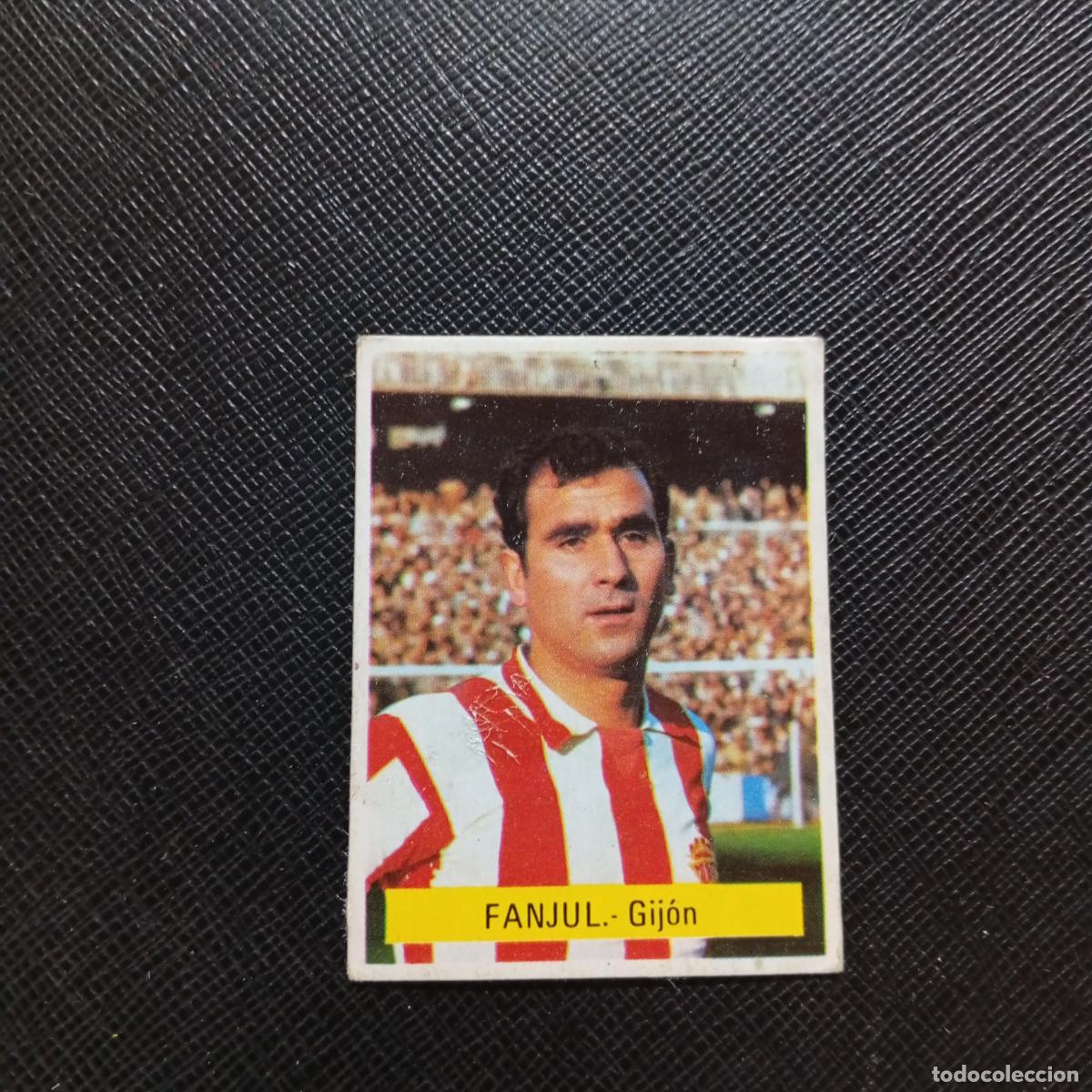 Cromos de f&uacute;tbol: FANJUL SPORTING GIJON FINI 1975 1976 CROMO FUTBOL LIGA 75 76 - DESPEGADO - A124 PG172