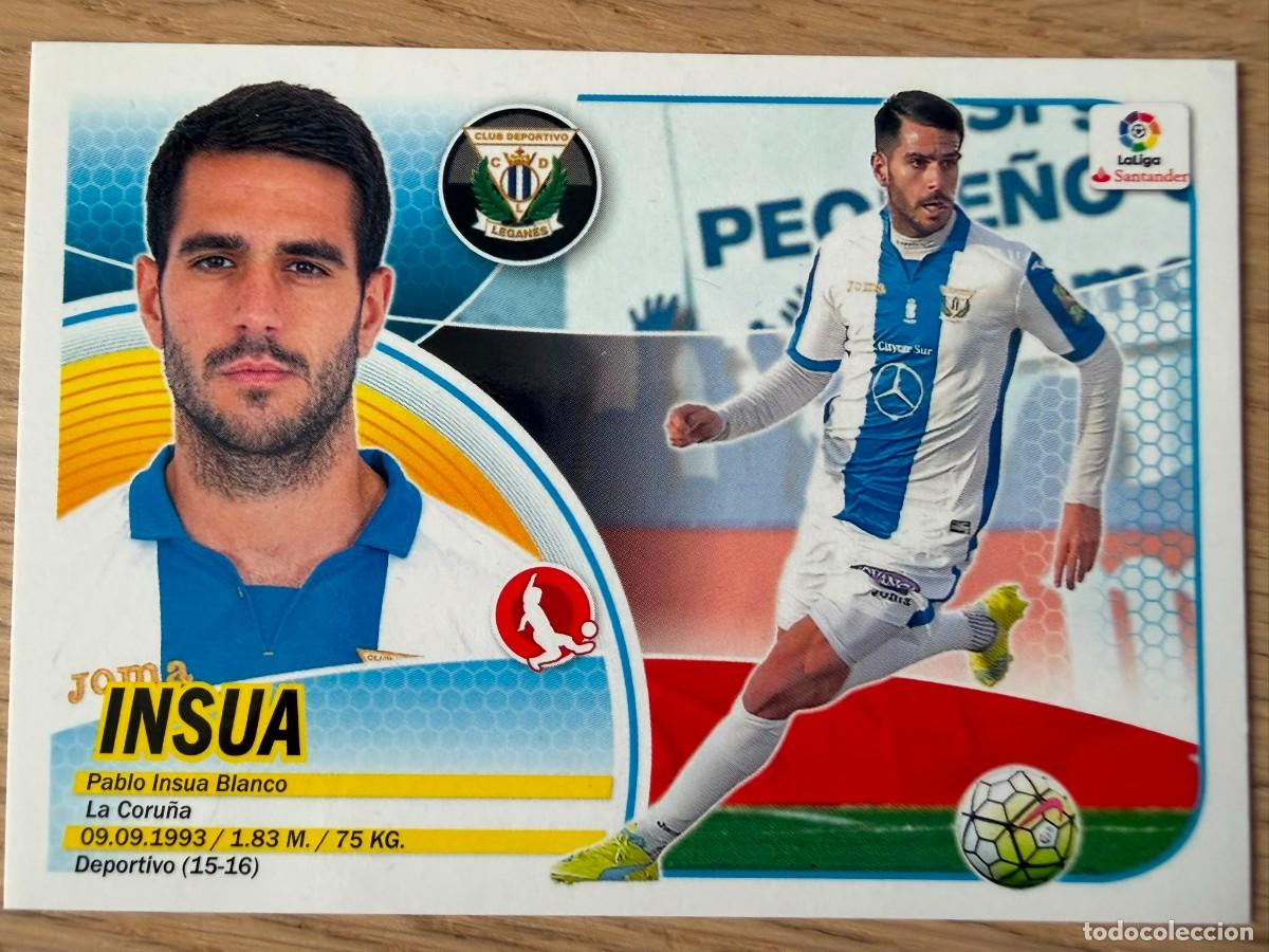 Cromos de f&uacute;tbol: 6 INSUA LEGANES 16 17 2016 2017 LIGA SANTANDER COLECCIONES ESTE SIN PEGAR STICKER
