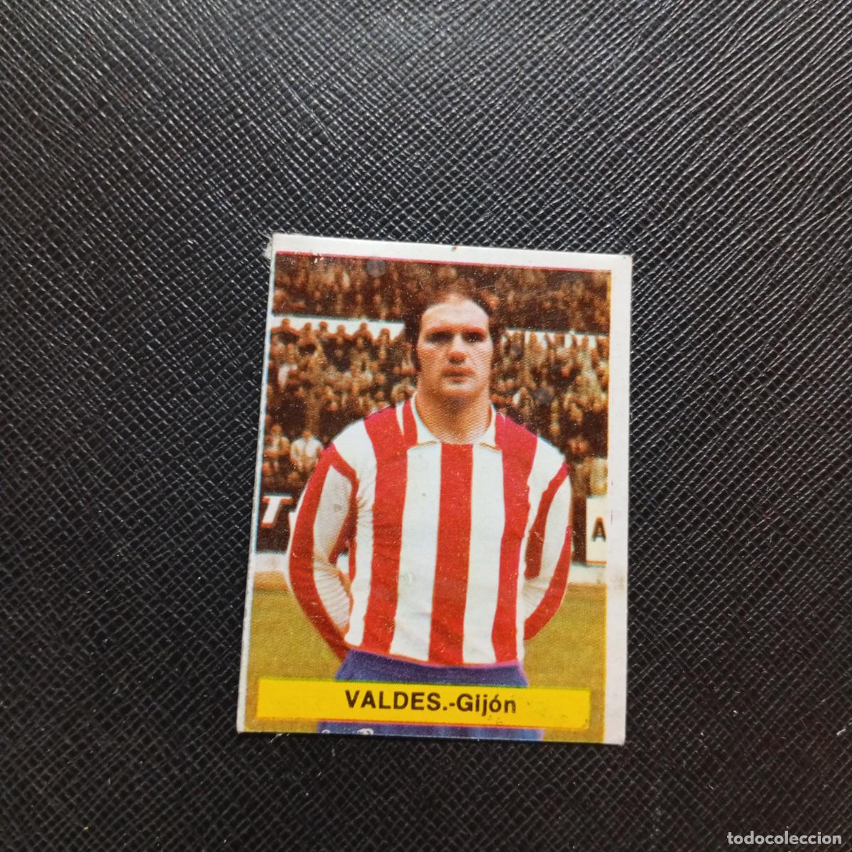 Cromos de f&uacute;tbol: VALDES SPORTING GIJON FINI 1975 1976 CROMO FUTBOL LIGA 75 76 - DESPEGADO - A124 PG172