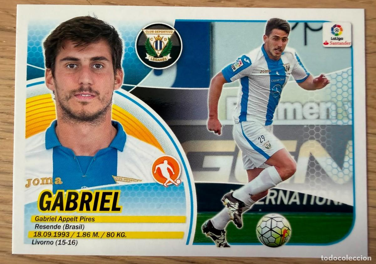 Cromos de f&uacute;tbol: 12 GABRIEL LEGANES 16 17 2016 2017 LIGA SANTANDER COLECCIONES ESTE SIN PEGAR STICKER