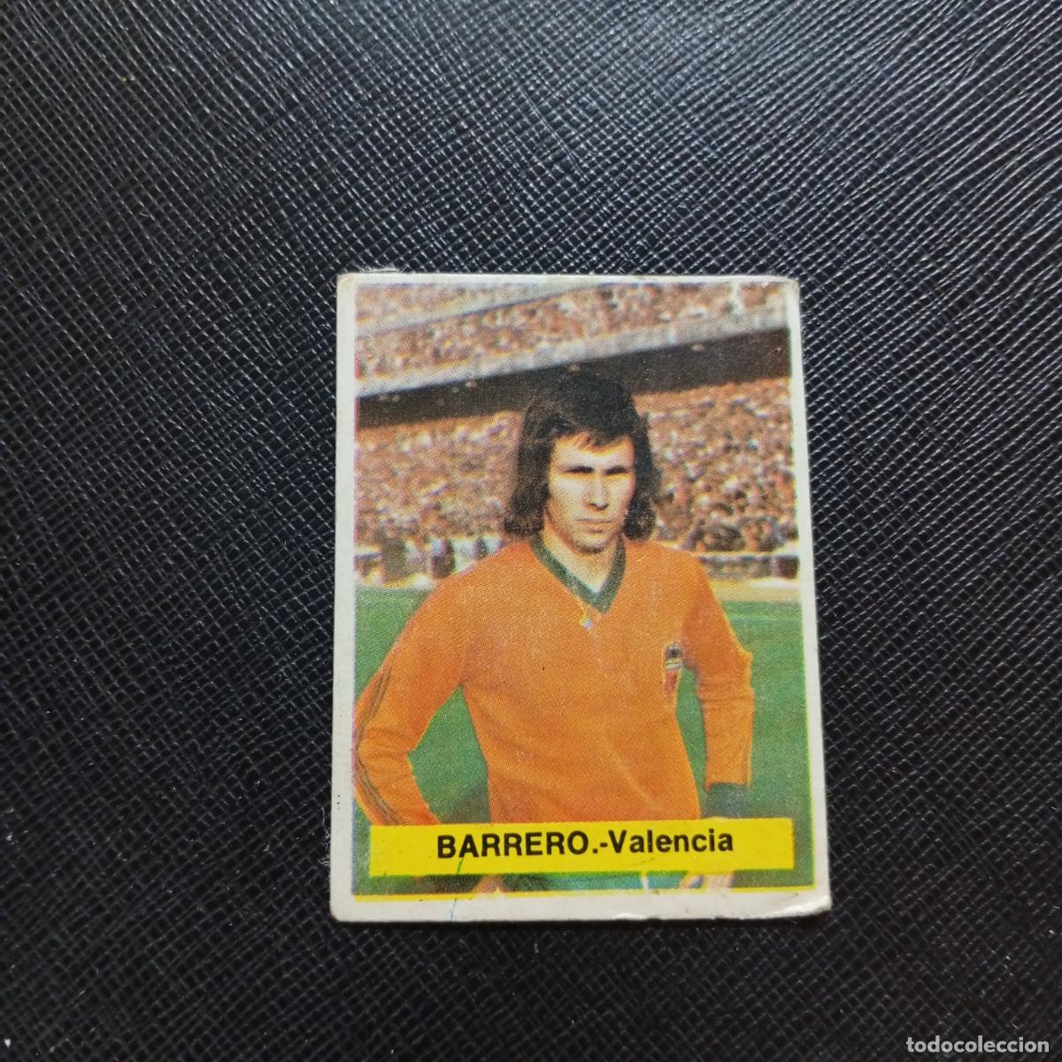 Cromos de f&uacute;tbol: BARRERO VALENCIA FINI 1975 1976 CROMO FUTBOL LIGA 75 76 - DESPEGADO - A124 PG172