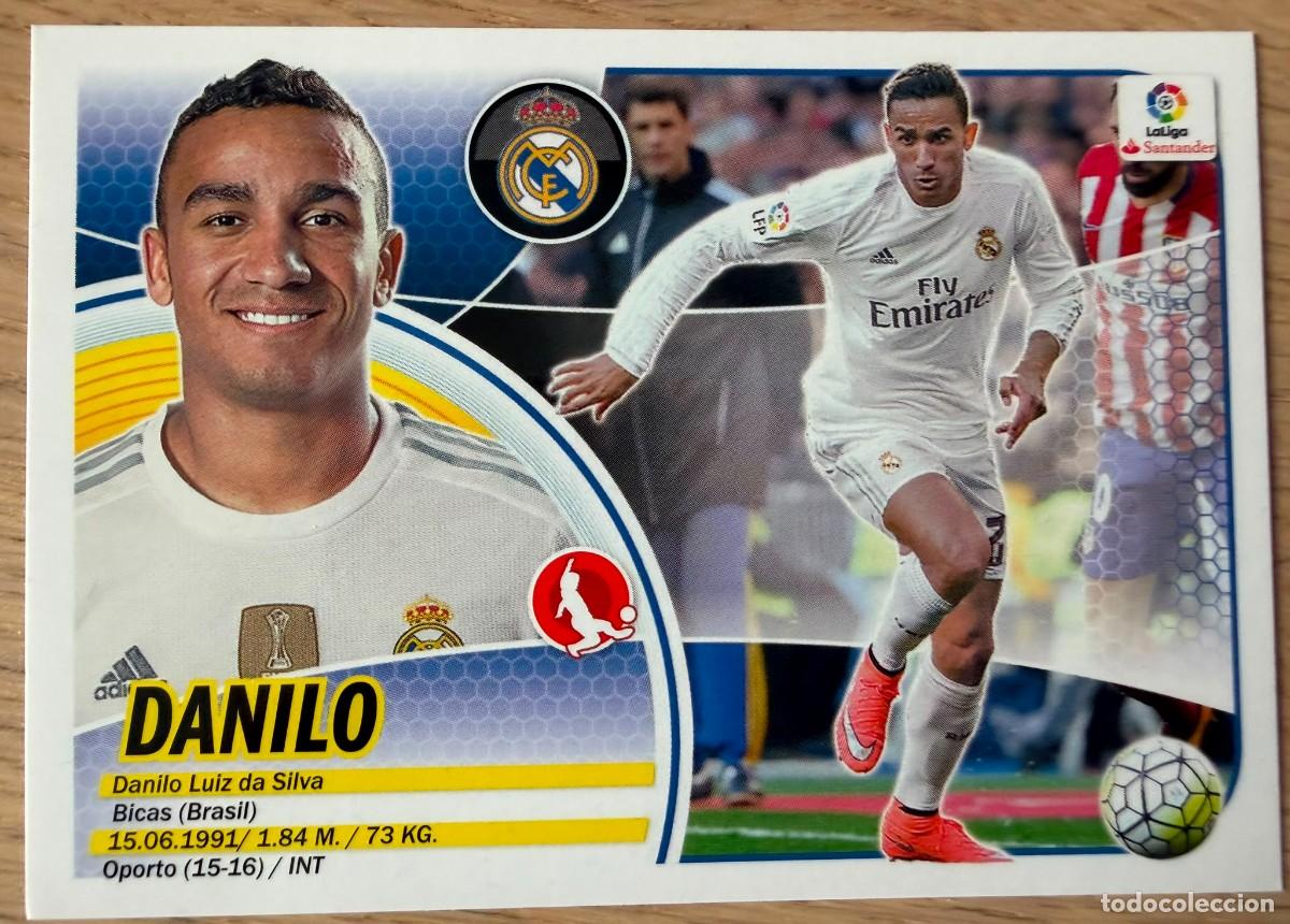 Cromos de f&uacute;tbol: 3B 3 B DANILO REAL MADRID 16 17 2016 2017 LIGA SANTANDER COLECCIONES ESTE SIN PEGAR STICKER