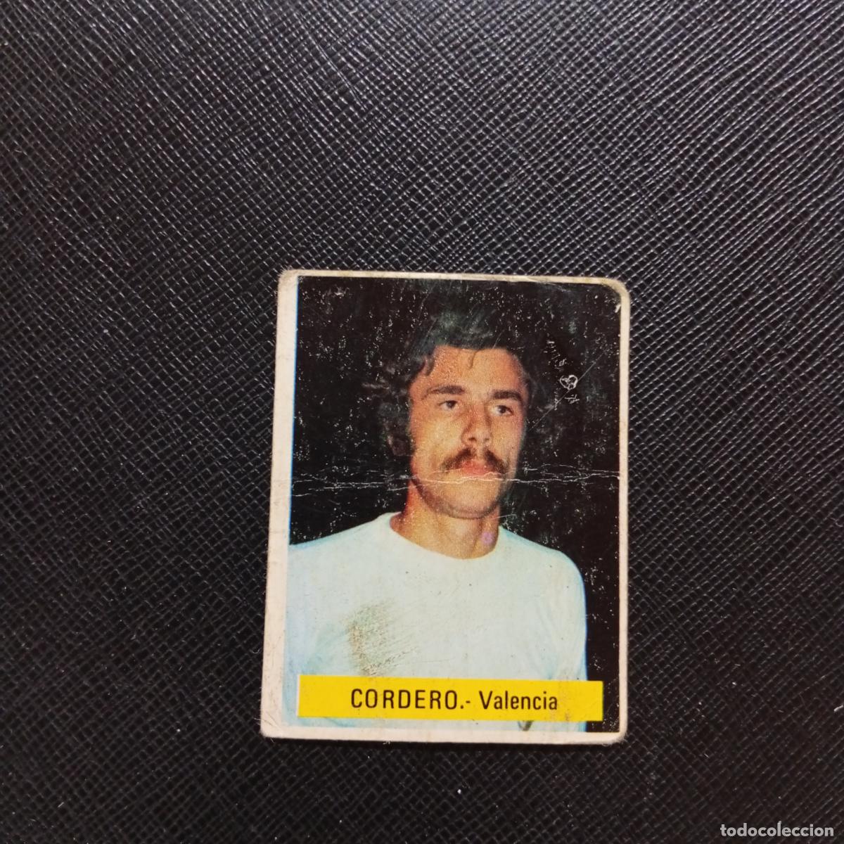 Cartes &agrave; collectionner de Football: CORDERO VALENCIA FINI 1975 1976 CROMO FUTBOL LIGA 75 76 - DESPEGADO - A124 PG181