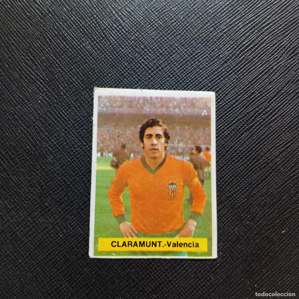 Cartes &agrave; collectionner de Football: CLARAMUNT VALENCIA FINI 1975 1976 CROMO FUTBOL LIGA 75 76 - DESPEGADO - A124 PG190