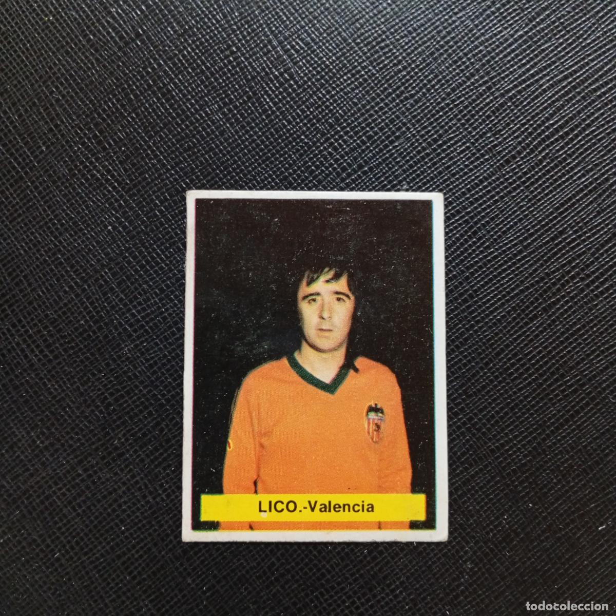 Cartes &agrave; collectionner de Football: LICO VALENCIA FINI 1975 1976 CROMO FUTBOL LIGA 75 76 - DESPEGADO - A124 PG190