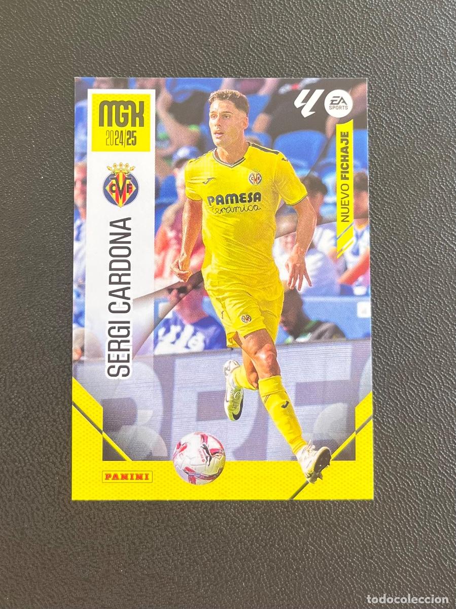 Cromos de Futebol: 440 SERGI CARDONA NUEVO FICHAJE VILLARREAL CF MGK MEGACRACKS 24 25 PANINI CROMO LA LIGA 2024 2025