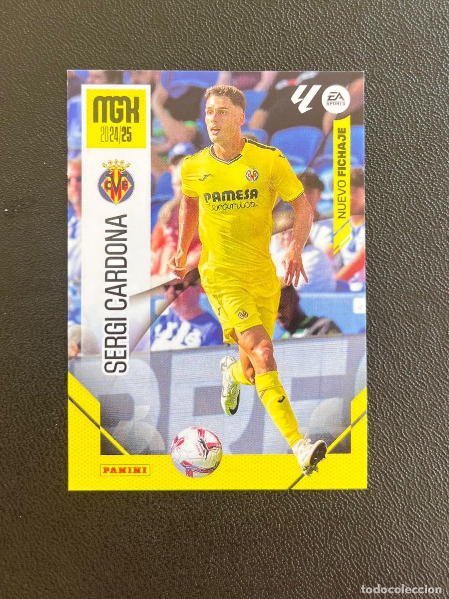 Cromos de Futebol: 440 SERGI CARDONA NUEVO FICHAJE VILLARREAL CF MGK MEGACRACKS 24 25 PANINI CROMO LA LIGA 2024 2025