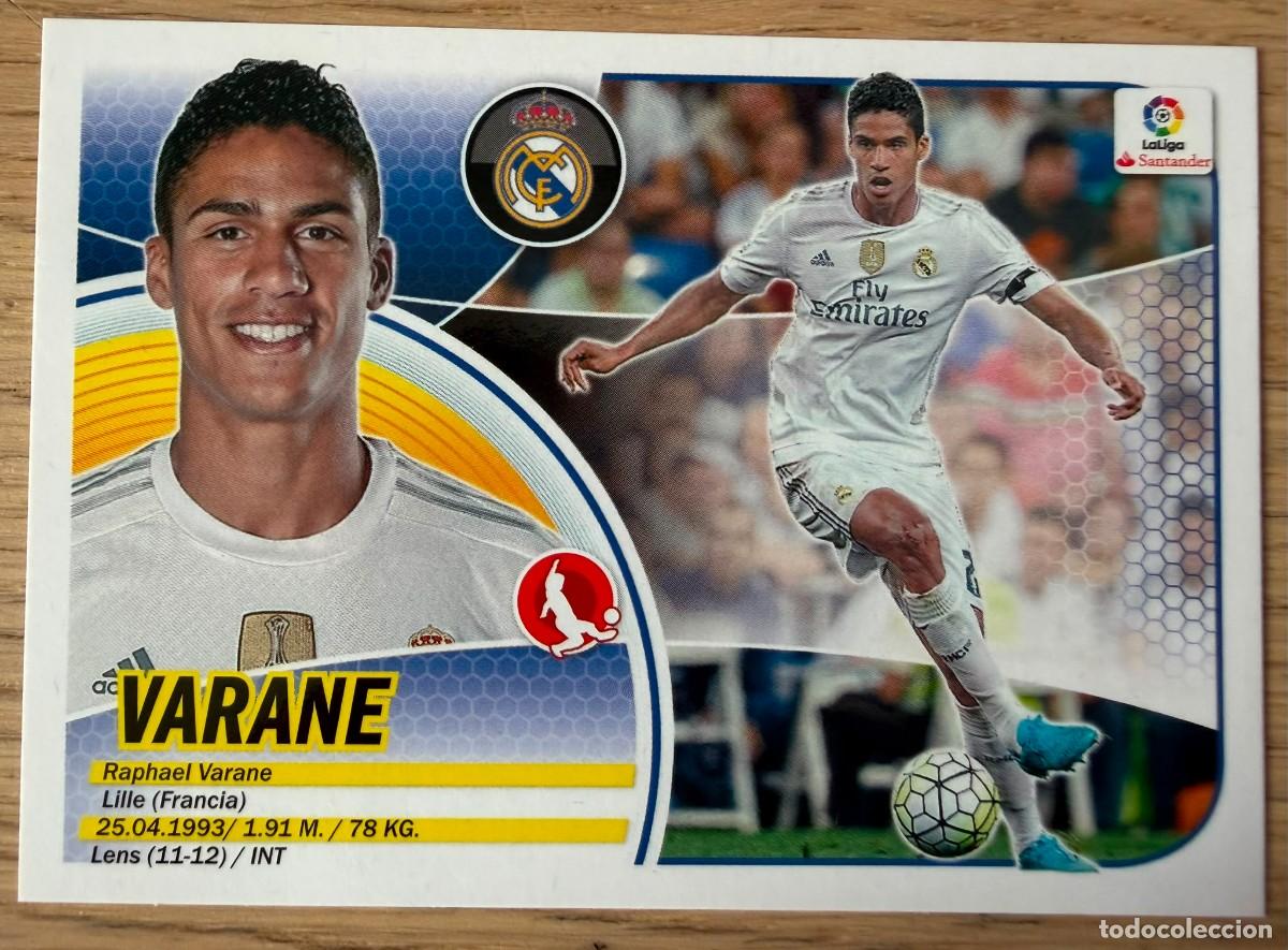 Cromos de Futebol: 6A 6 A VARANE REAL MADRID 16 17 2016 2017 LIGA SANTANDER COLECCIONES ESTE SIN PEGAR STICKER