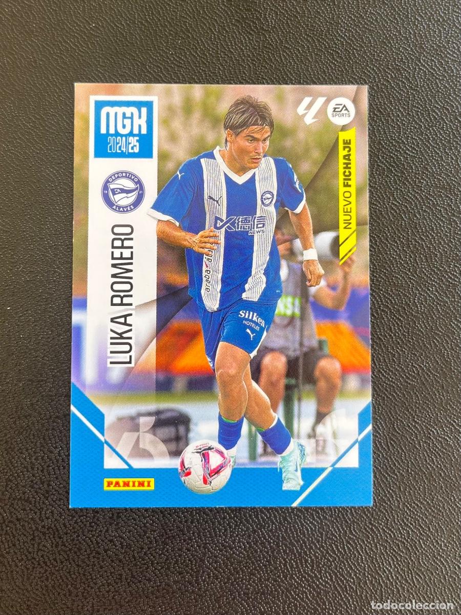 Cromos de f&uacute;tbol: 441 LUKA ROMERO NUEVO FICHAJE DEPORTIVO ALAV&Eacute;S MGK MEGACRACKS 24 25 PANINI CROMO LA LIGA 2024 2025