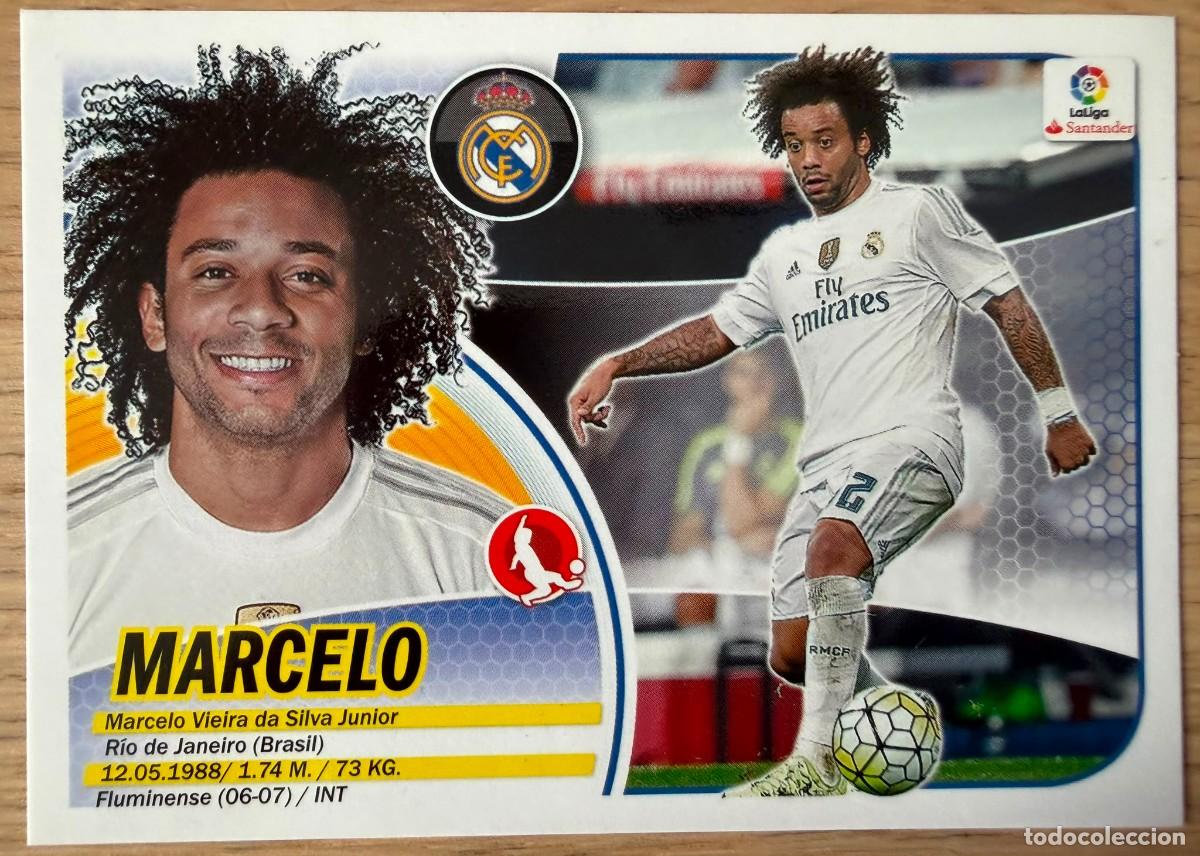 Cromos de f&uacute;tbol: 7 MARCELO REAL MADRID 16 17 2016 2017 LIGA SANTANDER COLECCIONES ESTE SIN PEGAR STICKER