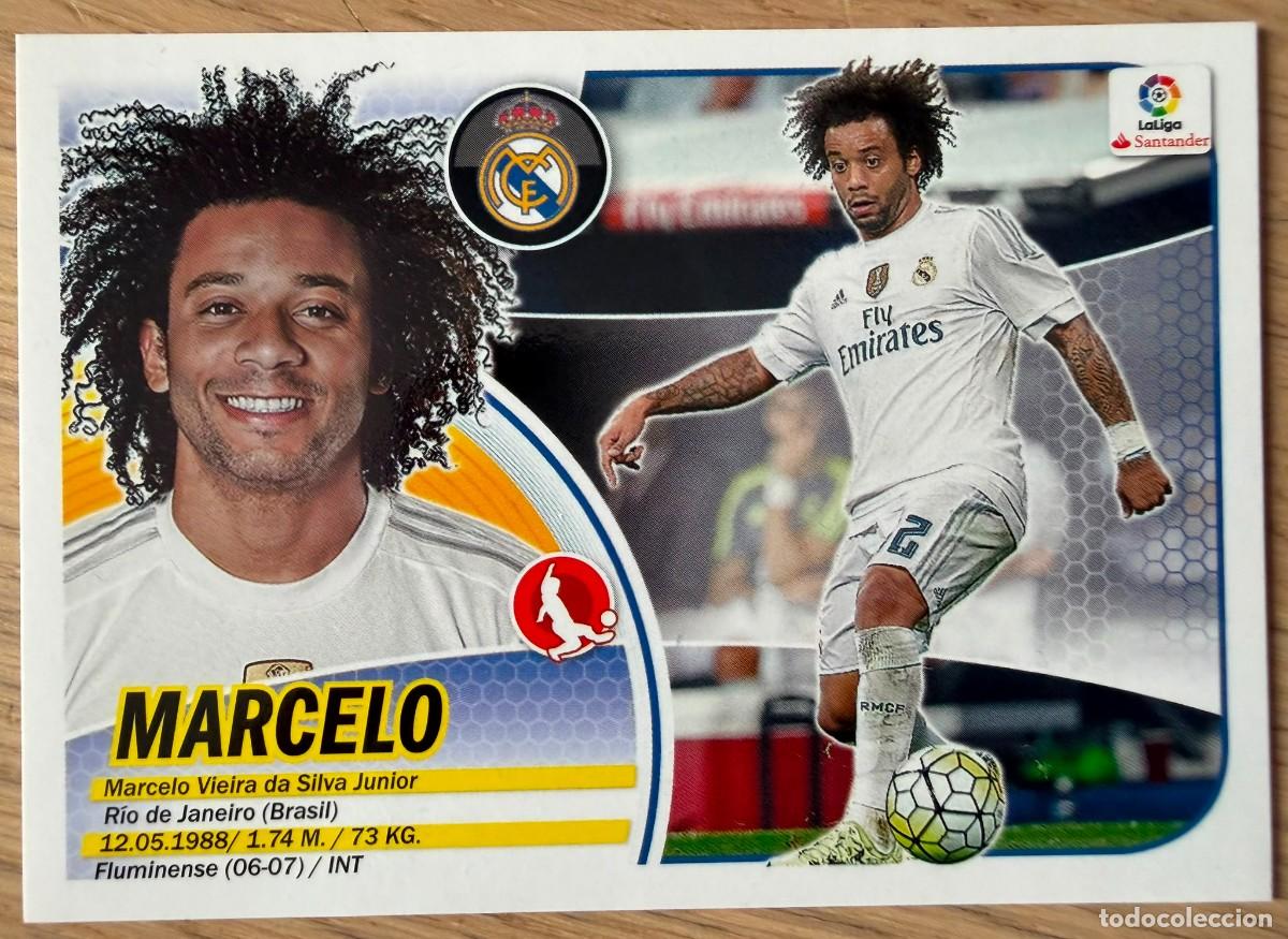 Cromos de f&uacute;tbol: 7 MARCELO REAL MADRID 16 17 2016 2017 LIGA SANTANDER COLECCIONES ESTE SIN PEGAR STICKER
