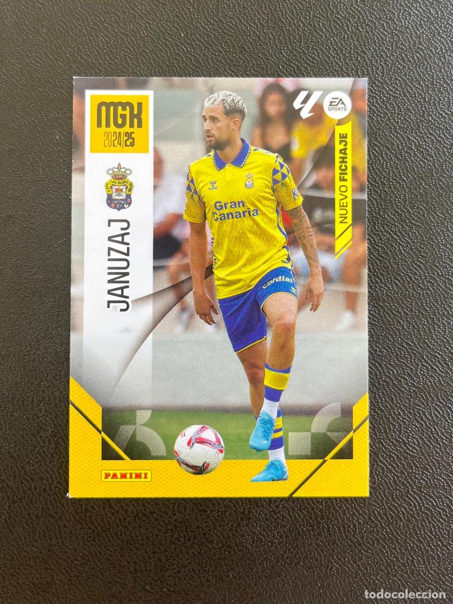 Cromos de f&uacute;tbol: 443 JANUZAJ NUEVO FICHAJE UD LAS PALMAS MGK MEGACRACKS 24 25 PANINI CROMO LA LIGA 2024 2025